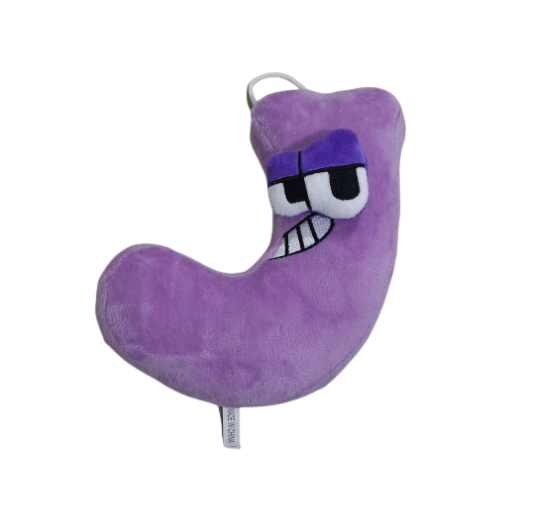 26 Alphabet Legend Plush Toy 0-10 Number Pillow Building Block Doll Children Birthday Party Gift J