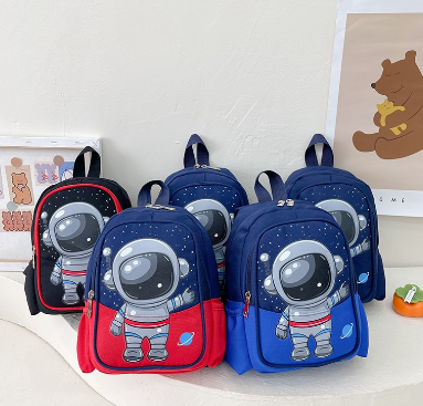 Kindergarten Schoolbag Korean Fashion Nylon Cloth Boys and Girls Backpack Cartoon Cute Children's Backpack