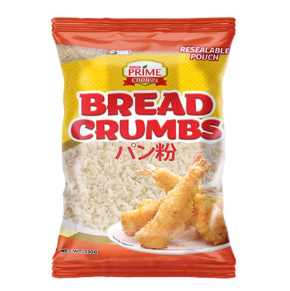 Mega Prime Choices Bread Crumbs Resealable Pack 230g