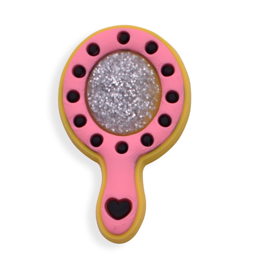 New Diamond Ring Gold Sequins Series Crocs Accessories Cute Bird jibbits Charm Cartoon Shoe Charms Decoration A8