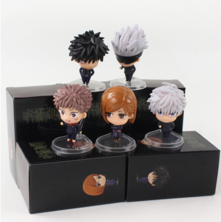 Jujutsu Kaisen Capsule Mini Figure Collection Toy Gashapon All 5 Types Set