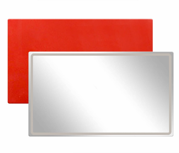 Car Visor Mirror 110m x 65mm Makeup Mirror For Car Visor Stick On Car Vanity Mirror Sun-Shading