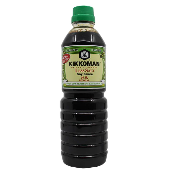 Kikkoman Less 43% Salt Soy Sauce 600ml