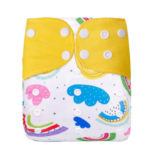 Ready Stocks Waterproof Reusable Digital Printed One Size Pocket Cloth Diaper CD38
