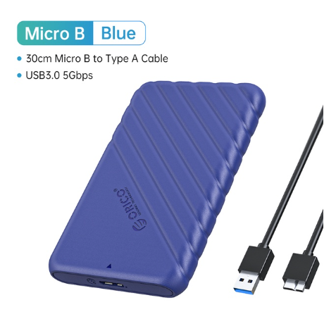 ORICO HDD Enclosure 2.5 Inch HDD Sata To USB 3.0 Tool-Free Portable Hard Drive SSD Case