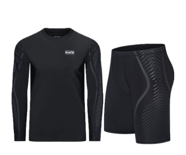 KBK Men's Summer Beach Rushguard Terno Swimwear Rushguard and Shorts Swimming Trunks 1097/507