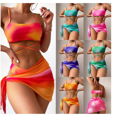 Stylish Women's Sexy Separate Swimwear Slim Waist-skimming Bathing Suit For Pool Party
