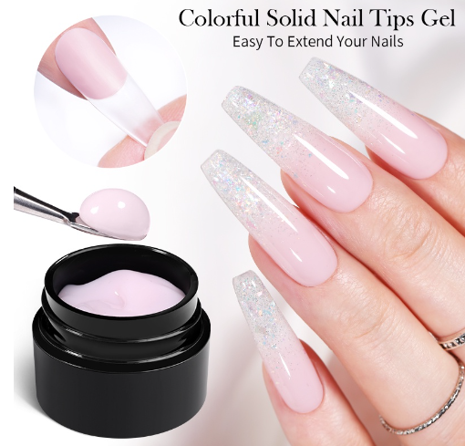 UR SUGAR 5G Solid Nail Tips Gel 5 Colors Polish Fake Nails Function