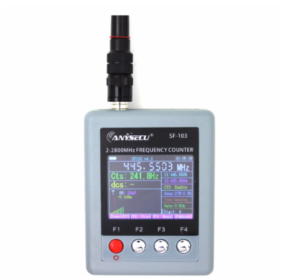 SF-103 2MHz-2800MHz Portable Frequency Counter SF103 DMR Digital Frequency Meter Wide Range Frequency