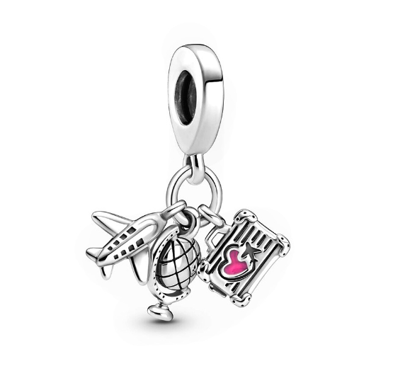 Turtle 925 Silver Pandora Dangle Charm Three In One Pendant Decoration For Bracelet Dream Catcher Beads S23