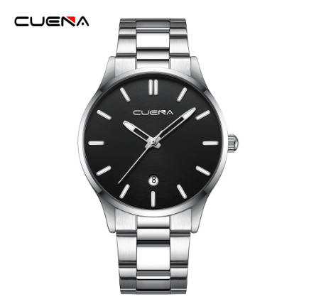 Men's Watches CUENA Original Authentic Fashion Brand Simple Casual Business Sports Quartz Analog Waterproof 6100 m05
