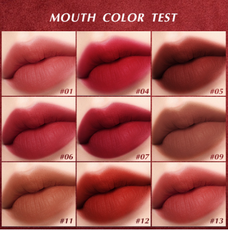 SANIYE Waterproof Liquid Lipstick Long Lasting Matte Quick Dry Lip Tint L1180/L1270