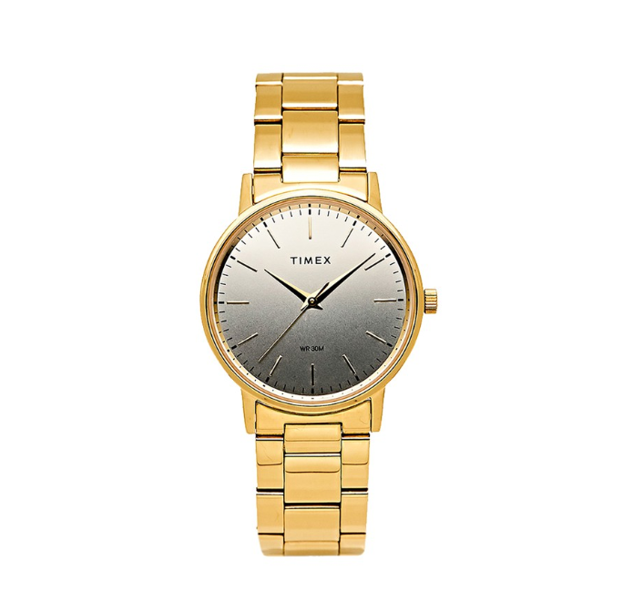 Timex H81 Series Gold Stainless Steel Analog Quartz Watch For Men TW00H814E CLASSICS