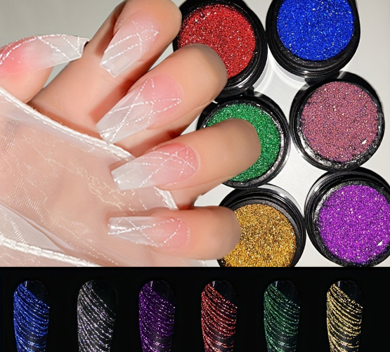1PC 8ML Nail Spider Gel Soak Off UV Gel Glitter Nail Polish Varnish Painting Drawing Wire Line Manicure Beauty DIY Nail Art Adhesive Glue