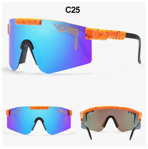 Viper Sports Sunglasses UV400 Outdoor Polarized Sports Eyewear Fashion Bike Bicycle Sunnies Mtb Goggles with Case Protection Cycling