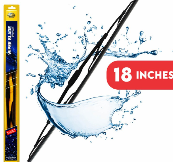 Hella Wiper Blade Premium 18'' for Toyota Corolla, Camry, Land Cruiser, Prado, Honda Civic, City