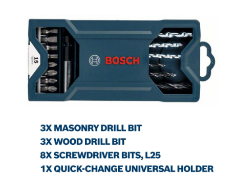 Bosch 15 pcs Mini-X-Line Set - Tools/Accessories