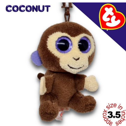 TY Key Clips-Chains Bag Charm Hanging Plushie Stuffed Toy Collection TYCC33
