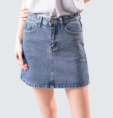 Mantou Ruth Denim Skirt