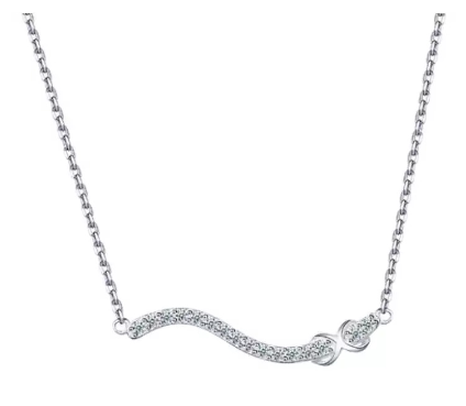 Infinity Necklace 92.5 Italy Silver Korean and Japan Fashion Jewelry