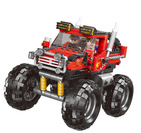 Xingbao 03025 Assemble Construction Car Model Building Blocks Toys Suoer Offroad car build for Kids