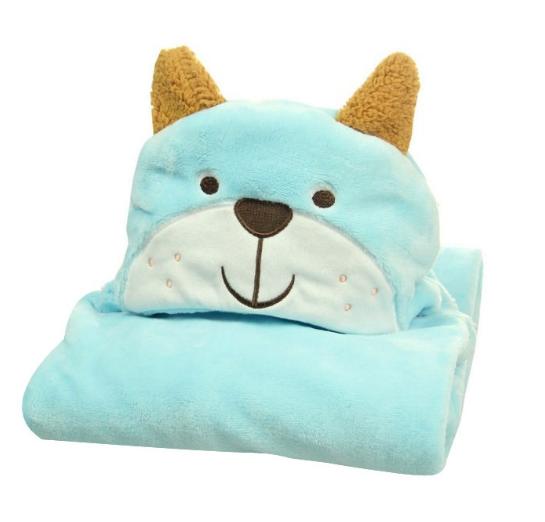 Baby Coral Fleece Cartoon Bath Towel Baby Warm Cloak Baby Cute Bath Towel BT19