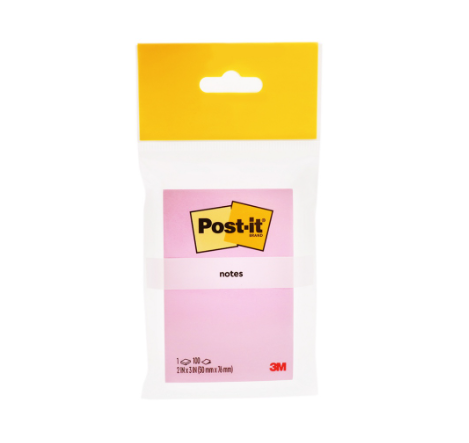 Post It 656-1MP Millenial Pink 2"X3" 12PD/IN