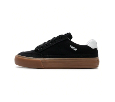 Puma Canvas Shoes, Unisex Low-Top Vulcanized Casual Sneakers