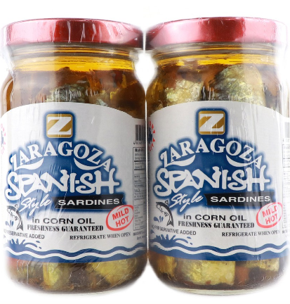 Zaragoza Spanish Style Sardines in Corn Oil 2 x 220g