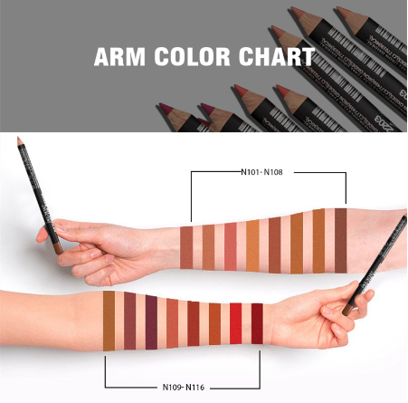 Matte Velvet Lipstick Pen / Delicate Smooth Waterproof Non-stick Cup Lip Tint / Waterproof Long Lasting Nude Lip Gloss Pencil Lip Liner