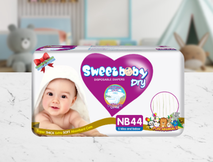 SWEETBABY DRY - ECONO PACK NEWBORN 44s