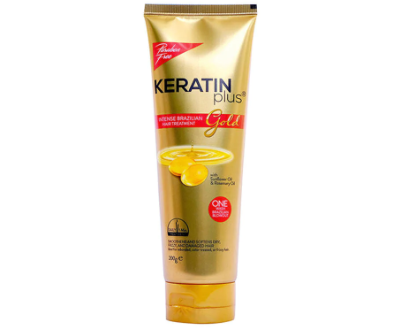 KeratinPlus Intense Brazilian Hair Treatment Tube Gold 200g