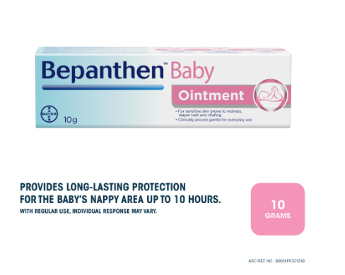BEPANTHEN™ Baby Ointment - Soothes, Cares, and Protects Baby's Nappy Area 10g