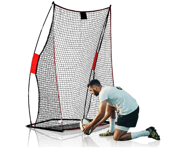 Football Kicking Net,Football Net for Kicking Throwing Training,Football Practice Net,Portable Football Kicking Net with Bag,4×7FT Heavy Duty Football Kicking Net.