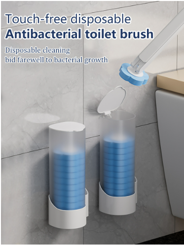 Convenient disposable hygiene brush ensures easy sanitation, infused with a fresh floral scent