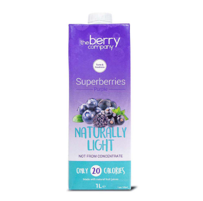 The Berry Company  Naturally Light Superberries  Purple 1L