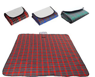SJW 1.5M*1.3M Waterproof Picnic Rug Travel Outdoor Camping Beach Mat