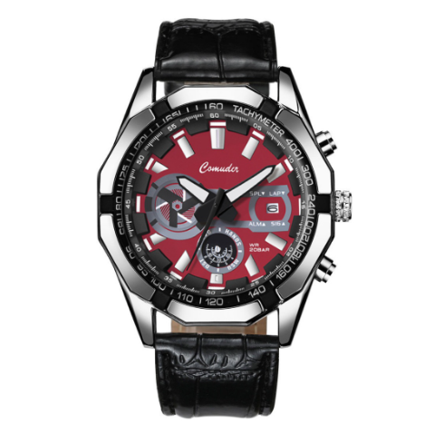 CT creat Stainless Steel/Leather Luxury Fashion Business Men's Watch Calendar Waterproof Luminous Sports Watch 004