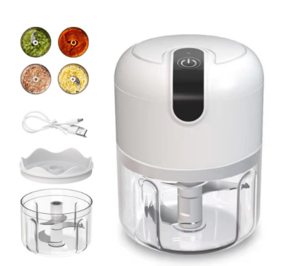 kitchen Electronic Mini Food Chopper Blender USB Rechargeable Grinder(quality goods)