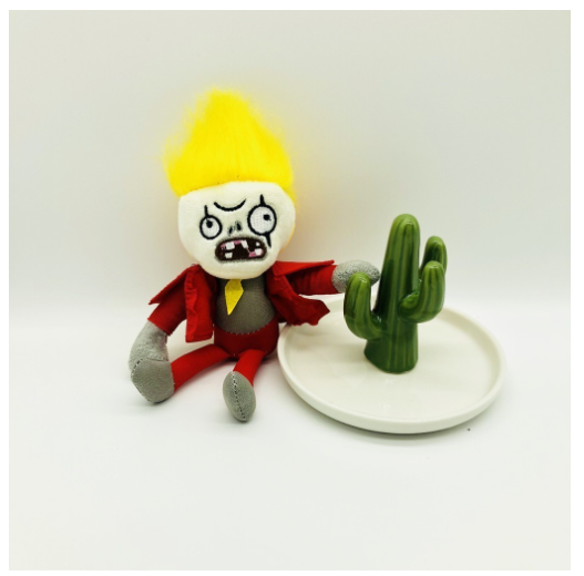 10cm Plants vs. Zombies Plush key chain PVZ Plush Doll Pendant Peashooter Sunflower Ice Dolls Zombie Rag Accessories Doll PVZ18