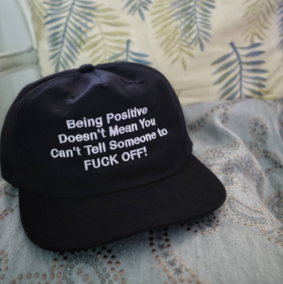 F-OFF CAP DECONSTRUCTED  CAP SNAPBACK STRAP