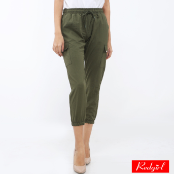 Red Girl Colored Cargo Pants Ladies RLB07-0012