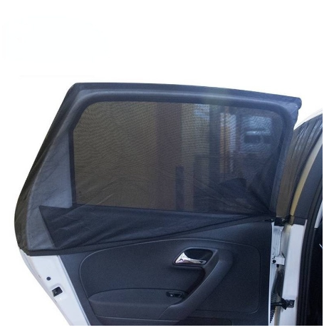 2PCS Auto Shading Mosquito Net Checketening Net Car Screen Car Screen Window Car Mosquito Net