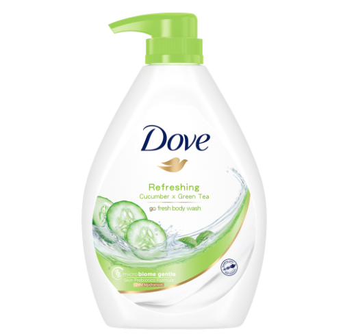 Dove Go Fresh Body Wash Refreshing Cucumber 1L
