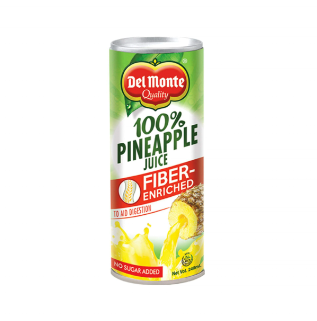Del Monte 100% Fiber Enriched Pineapple Juice 240ml