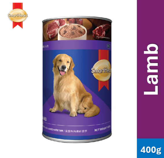 SmartHeart Canned Dog Lamb 400g