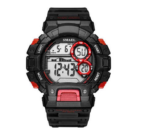 Smael Men's Sports Watch Luxury Brand Military Fashion Digital Alarm Stopwatch Clock 006