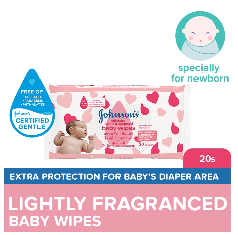 Johnson's Skincare Baby Wipes 20s - Wipes for Baby, Baby Care, Baby Essentials, Wet Wipes