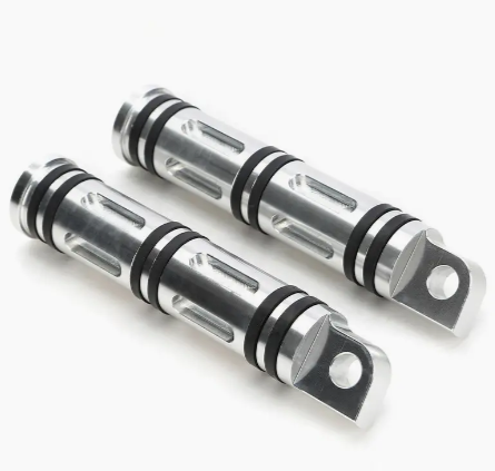 2pcs Motorcycle Foot Pegs, Universal CNC Footrest Pedal Footpeg For Harley For Dyna For Sportster 883 1200 For Road King For Touring