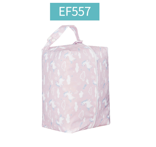 Happyflute Baby Diaper Pods Reusable Waterproof Fashion Prints Wet Dry Cloth Wet Bag Mums Storage Travel Nappy Bag C28